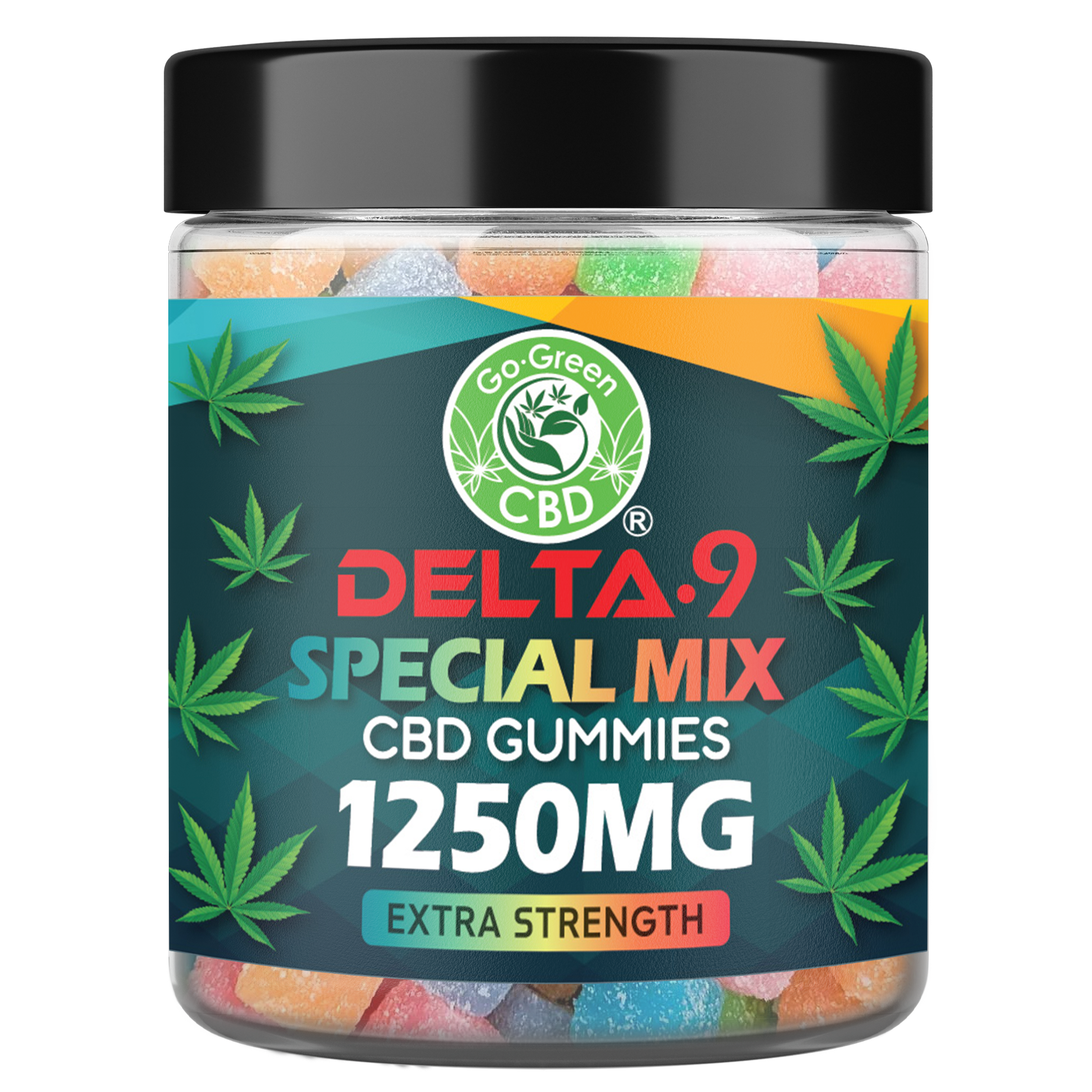 Delta 9 | Special Mix Vegan Gummies 1250mg | Go Green CBD Delta 9 | Special Mix Vegan Gummies 1250mg | Go Green CBD