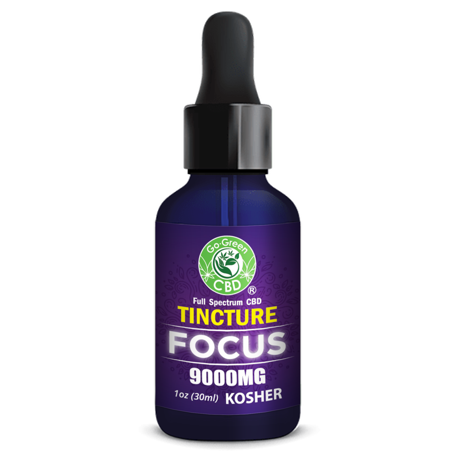 CBD Focus Tincture 9000mg | Pure CBD Oil | Go Green CBD GoGreen-CBD CBD Focus Tincture 9000mg | Pure CBD Oil | Go Green CBD GoGreen-CBD