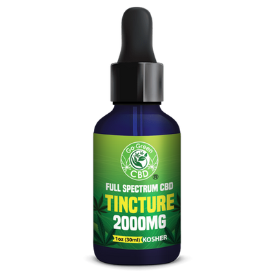 Go Green CBD Tincture - 2000 mg - 30ml