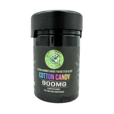 GO GREEN SLEEP GUMMY 900MG Cotton Candy