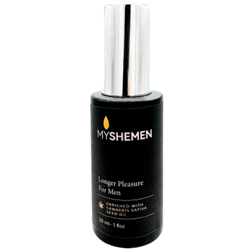MYSHEMEN - Cannabis Plant Based Massage Oil 30ML - Longer Pleasure For Men