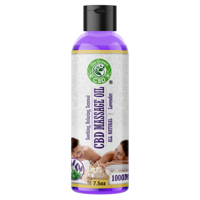 CBD Massage Oil Lavender 1000mg