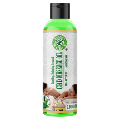 CBD Massage Oil Lemongrass 1000mg