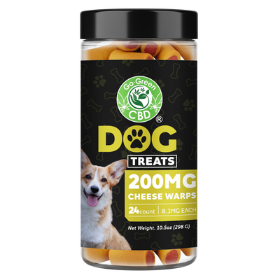 CBD Dog Treat 200mg Cheese Warps