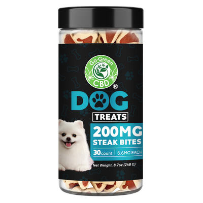 CBD Dog Treat 200mg Steak Bites