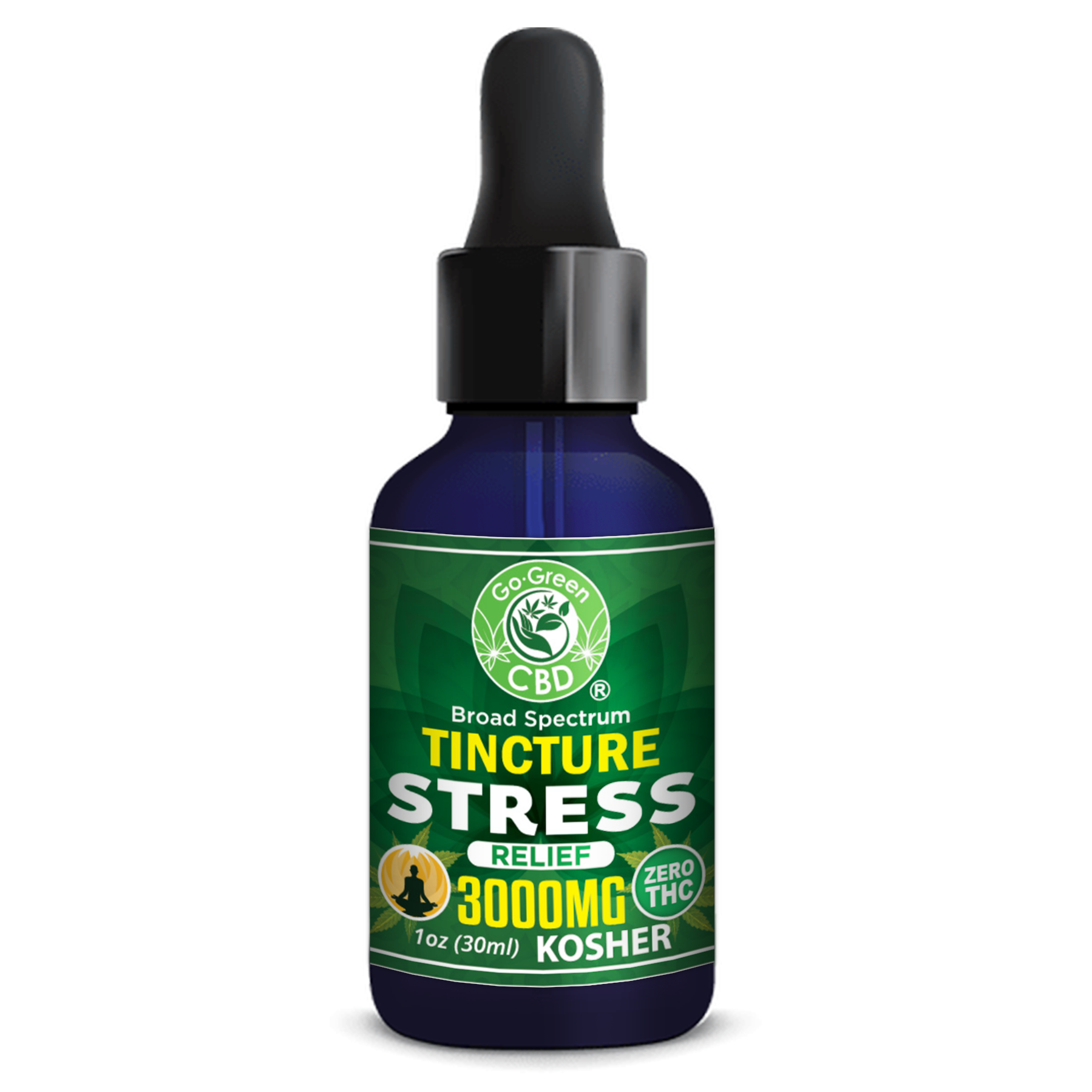 CBD Tincture Stress Relief 3000mg | Go Green CBD – GoGreen-CBD