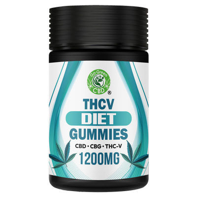 THCV Diet Gummies – 1200mg | CBD + CBG + THCV