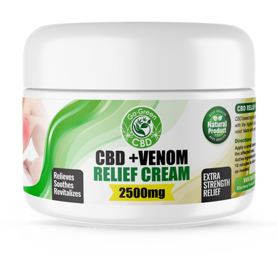 CBD+Venom Pain Relief Cream 2500mg 8oz