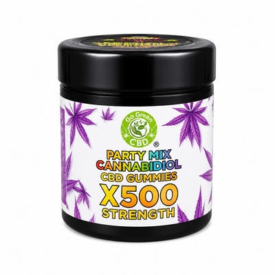CBD Party Mix Gummies X500 Strength