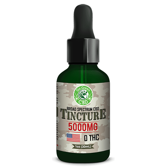 Broad Spectrum CBD Tincture 5000mg | Go Green CBD