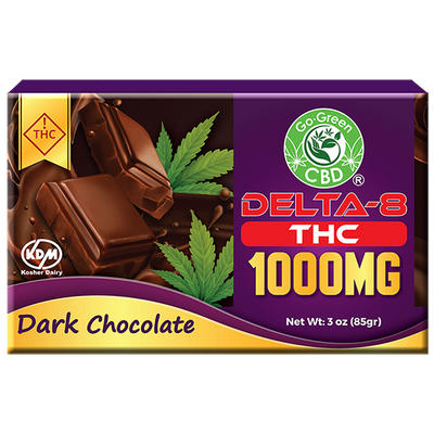 Delta-8 THC 1000mg Dark Chocolate