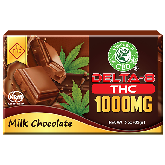 Delta-8 THC 1000mg Milk Chocolate