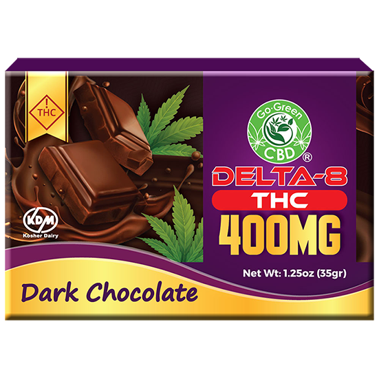 Delta-8 THC 400mg Dark Chocolate