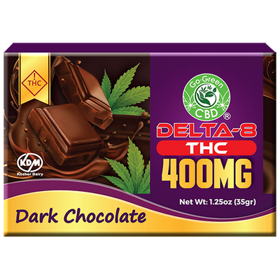 Delta-8 THC 400mg Dark Chocolate