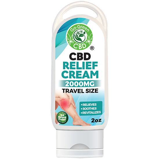 CBD Relief Cream 2000mg | Travel Size