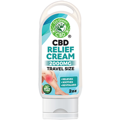 CBD Relief Cream 2000mg | Travel Size