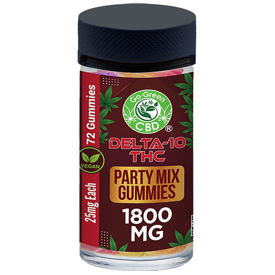 Delta 10 | Party Mix Vegan Gummies 1800mg