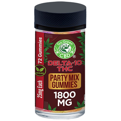 Delta 10 | Party Mix Vegan Gummies 1800mg