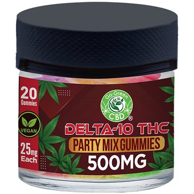 Delta 10 | Party Mix Vegan Gummies 500mg