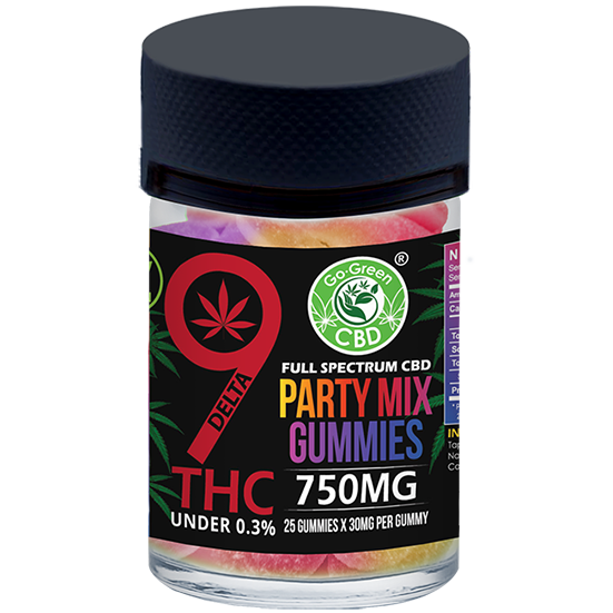 Delta-9 Party Mix Gummies 750mg