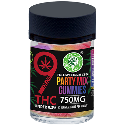 Delta-9 Party Mix Gummies 750mg