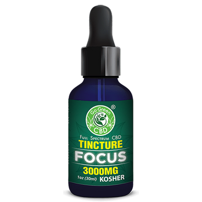 Full Spectrum CBD Focus Tincture  3000mg
