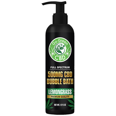Full Spectrum 500mg CBD Lemongrass Bubble Bath