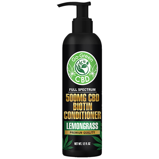 Full Spectrum 500mg CBD Lemongrass Biotin Conditioner