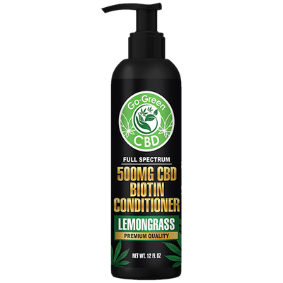 Full Spectrum 500mg CBD Lemongrass Biotin Conditioner