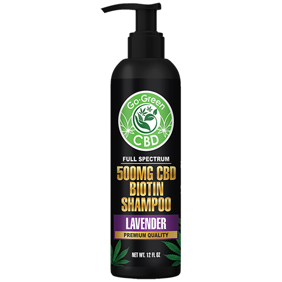 Full Spectrum 500mg CBD Lavender Shampoo with Biotin