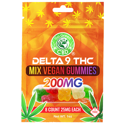 Full Spectrum CBD Delta-9 THC Vegan Gummies 200mg
