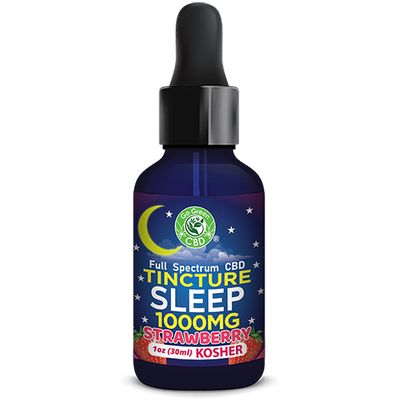 Full Spectrum CBD Strawberry Sleep Tincture  1000mg