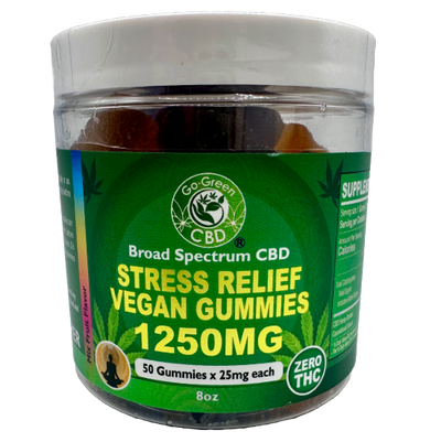 Stress Relief Vegan Gummies 1250mg