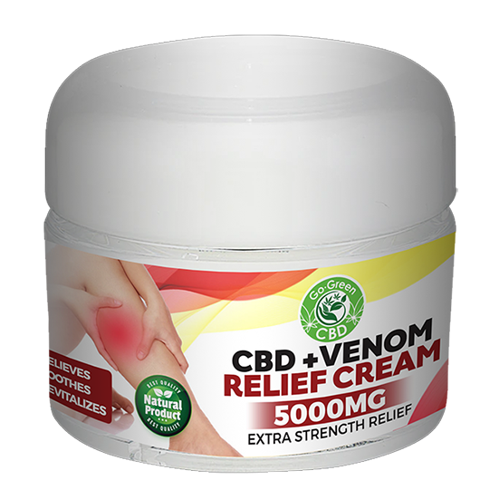 CBD Venom Extra Strength Relief Cream 5000mg 8oz