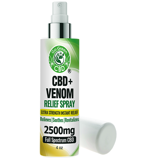 CBD + Venom Spray Relief Spray | Go Green CBD