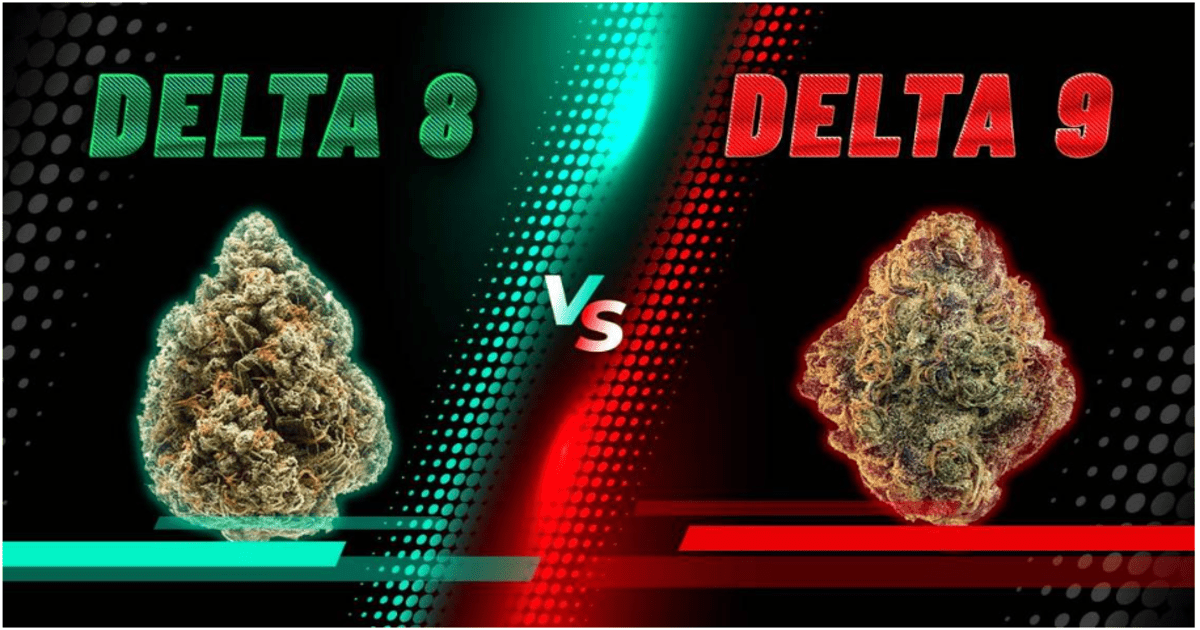 Delta-9 VS Delta-8 Products, Difference between delta 8 & 9, Uses and Effects | Go green CBD