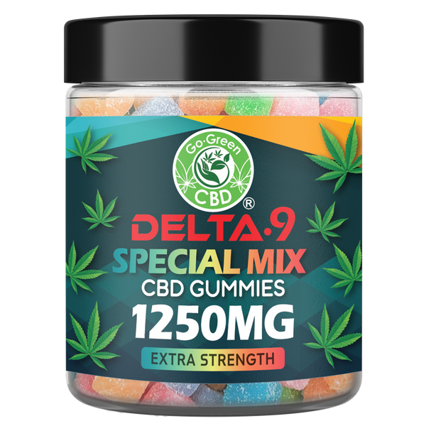 Delta 9 | Special Mix Vegan Gummies 1250mg | Go Green CBD