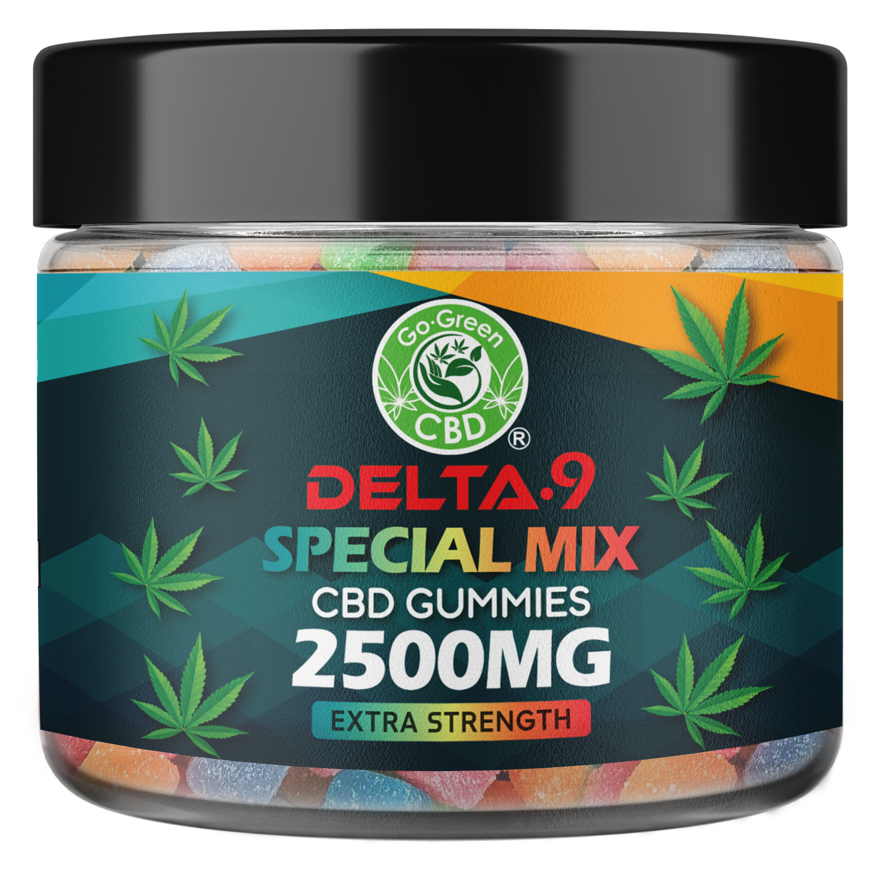 Delta 9 | Special Mix Vegan Gummies 2500mg | Go Green CBD