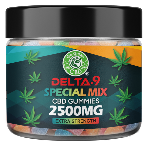 Delta 9 | Special Mix Vegan Gummies 2500mg | Go Green CBD
