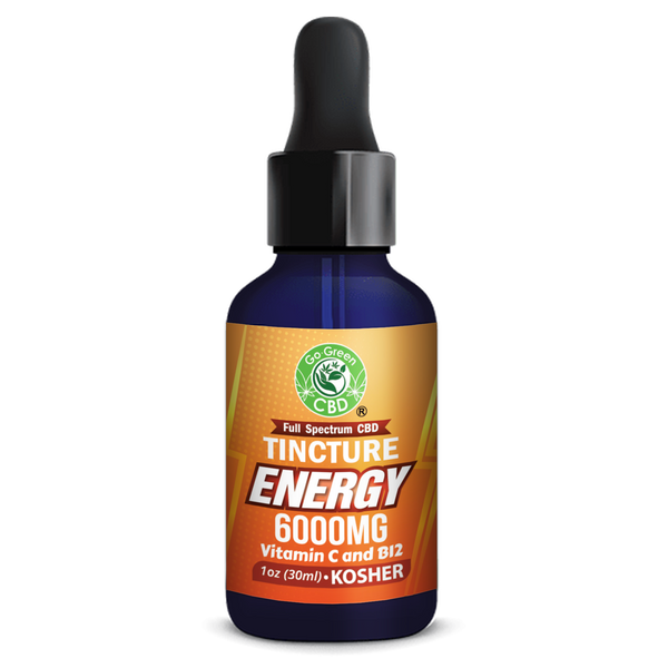CBD Energy Tincture 6000mg Full Spectrum | Go Green CBD – GoGreen-CBD
