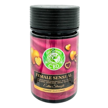 Go Green Female Sensual Gummies Strawberry