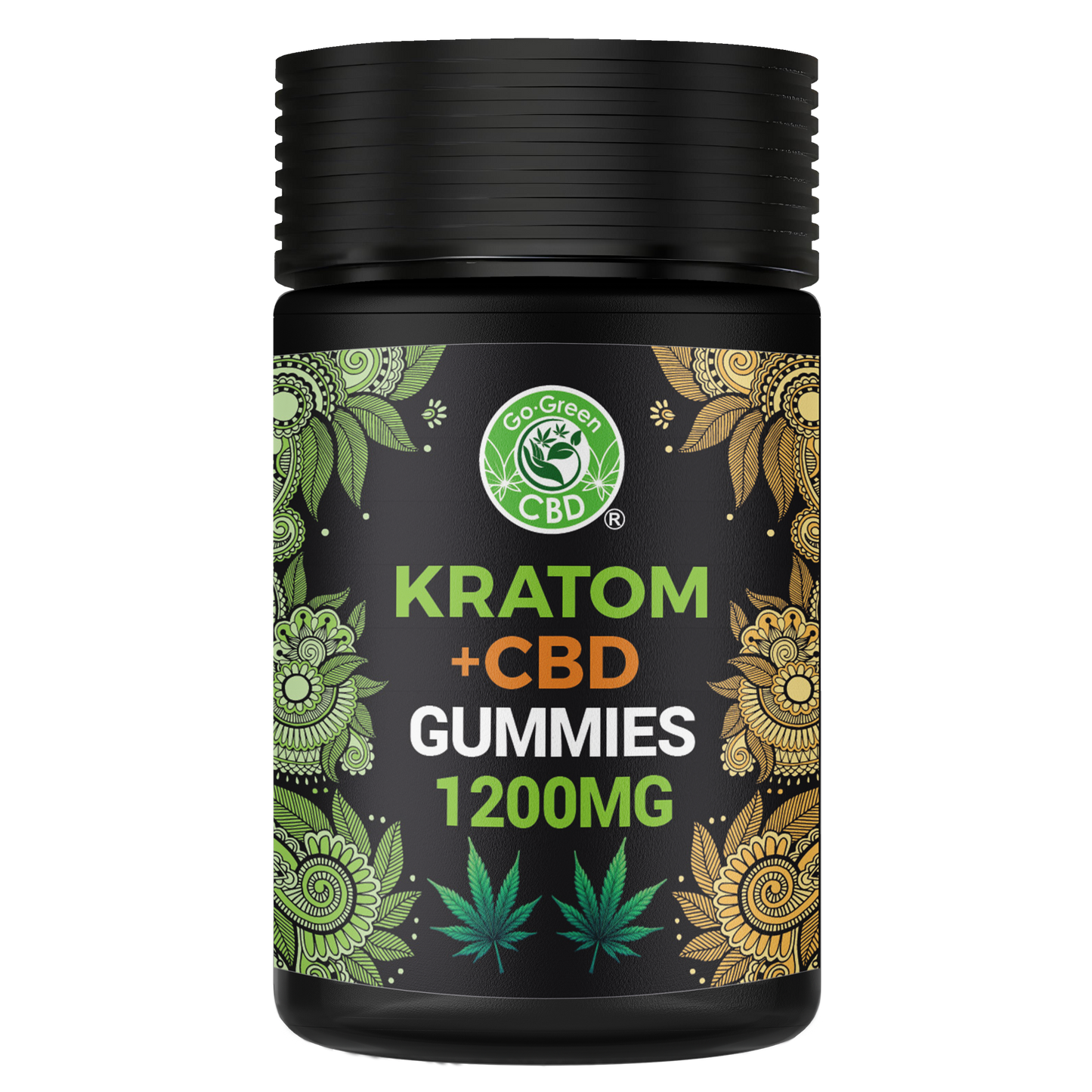 Kratom + CBD Gummies 1200MG