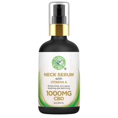 GO GREEN Cosmetic Soothing & Re-Firming Neck Serum 1000mg CBD