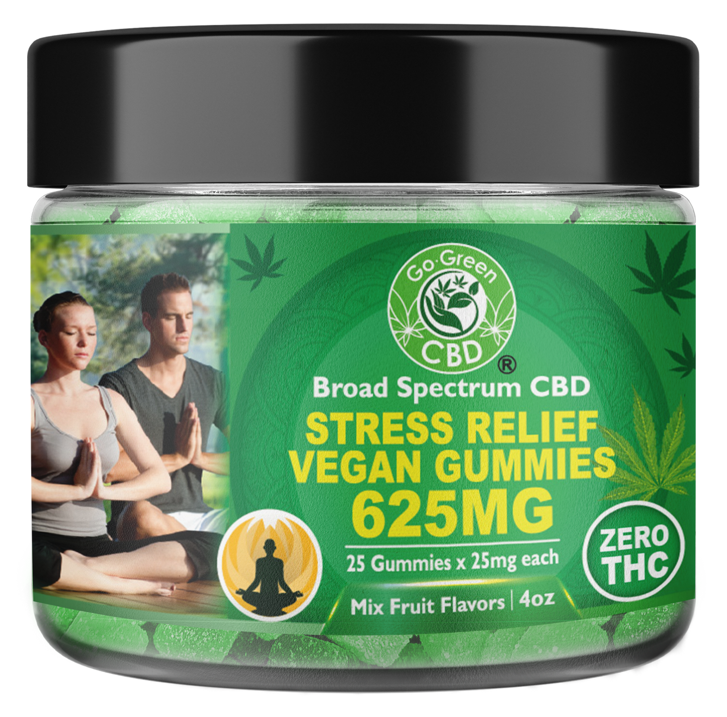 Stress Relief Vegan Gummies 625mg