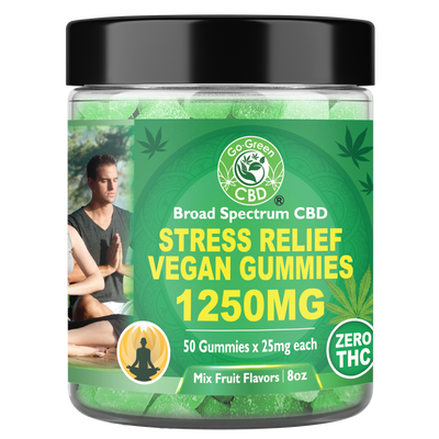 Stress Relief Vegan Gummies 1250mg