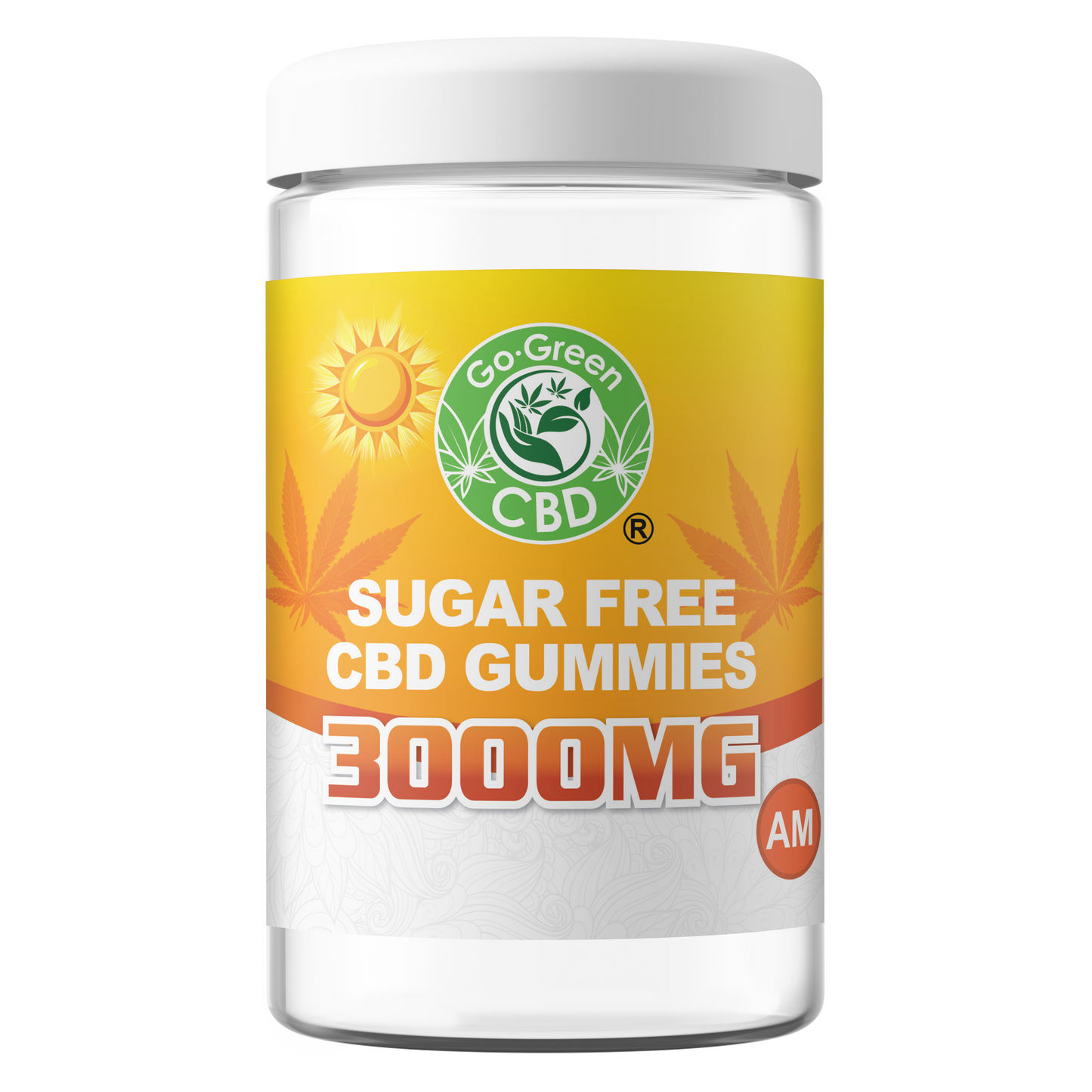 Sugar Free CBD Gummies 3000mg – AM