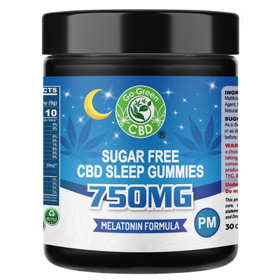 Sugar Free CBD Sleep Gummies 750mg – PM
