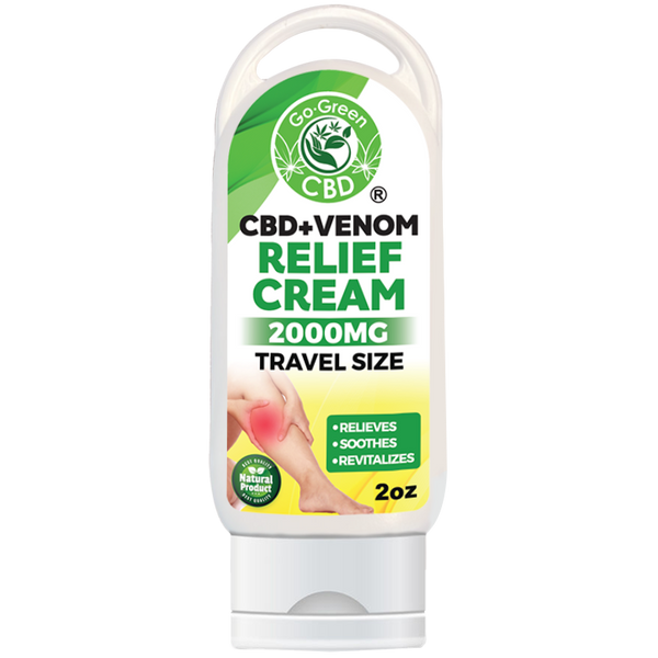 CBD Relief Cream 2000mg | Travel size | Go Green CBD – GoGreen-CBD