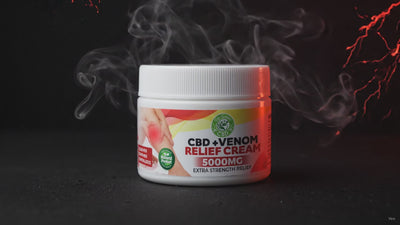 CBD + Venom Extra Strength Relief Cream – 5000mg (8oz)