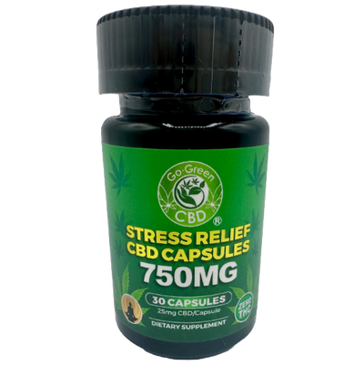 CBD Stress Relief Capsules 750mg